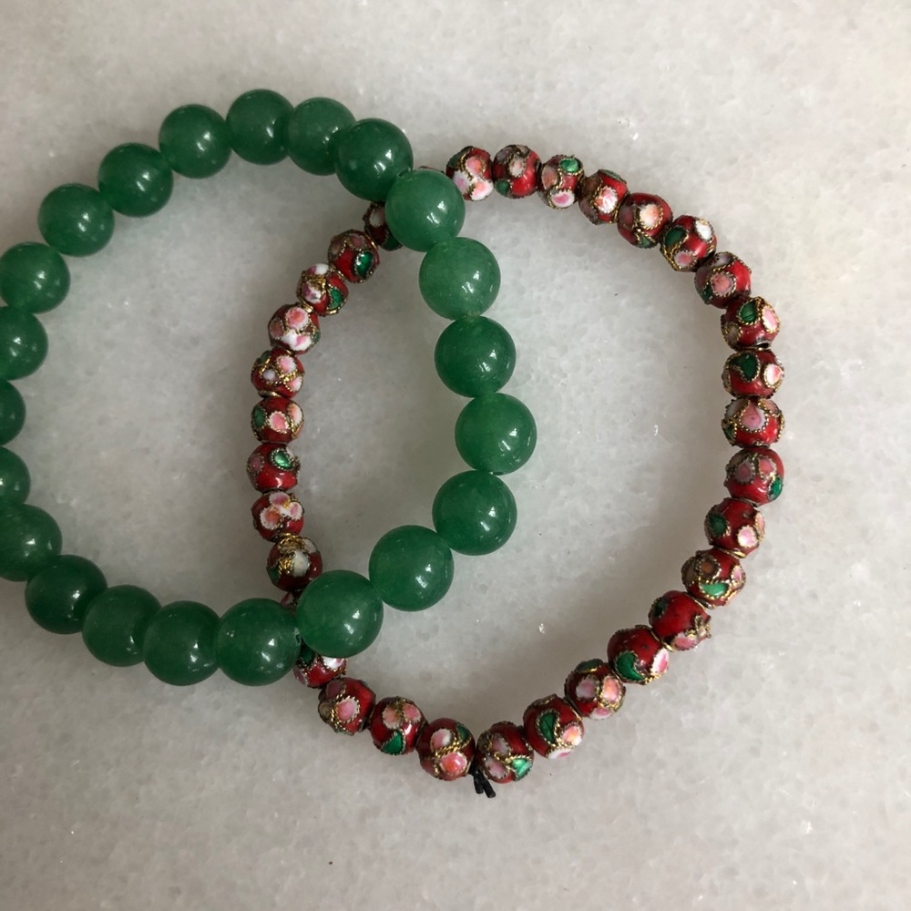 Asian bead bracelets